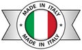 Made in Italy icon isolated, Italy button or badge Royalty Free Stock Photo