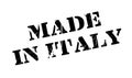 Made In Italy rubber stamp Royalty Free Stock Photo