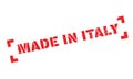 Made In Italy rubber stamp Royalty Free Stock Photo