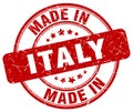 made in Italy stamp Royalty Free Stock Photo