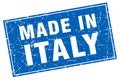 made in Italy stamp Royalty Free Stock Photo