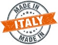 made in Italy stamp Royalty Free Stock Photo