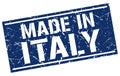 made in Italy stamp Royalty Free Stock Photo