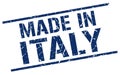 made in Italy stamp Royalty Free Stock Photo