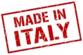 made in Italy stamp Royalty Free Stock Photo