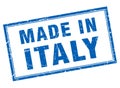 made in Italy stamp Royalty Free Stock Photo