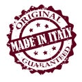 Made in Ittaly rubber stamp Royalty Free Stock Photo