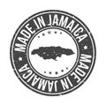 Made in Jamaica Map Quality Original Stamp. Design Vector Art Seal Badge Illustration.