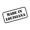 Made In Louisiana Stamp Vector