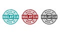 Made in Malaysia stamp and stamping