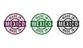 Made in Mexico stamp and stamping