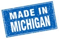 made in Michigan stamp Royalty Free Stock Photo