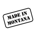 Made In Montana Stamp Vector