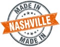 made in Nashville stamp Royalty Free Stock Photo