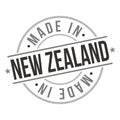 Made In New Zealand Stamp Logo Icon Symbol Design. Seal Badge National Product Vector.