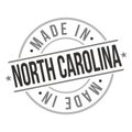 Made in North Carolina Quality Original Stamp Design Vector Art. Seal National Product badge.