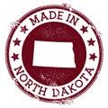 Made in North Dakota stamp.