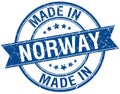 made in Norway stamp Royalty Free Stock Photo