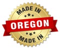 made in Oregon badge Royalty Free Stock Photo