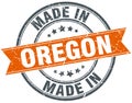 made in Oregon stamp Royalty Free Stock Photo