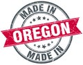 made in Oregon stamp Royalty Free Stock Photo