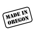 Made In Oregon Stamp Vector