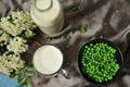 Pea protein milk is vegan, gluten and soy-free and contains vitamins and calcium