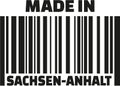 Made in Saxony-Anhalt barcode german