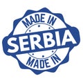 Made in Serbia sign or stamp