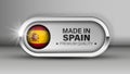 Made in Spain graphic and label Royalty Free Stock Photo