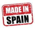 Made in spain rubber stamp