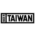 Made in Taiwan label on white