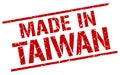 made in Taiwan stamp