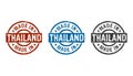 Made in Thailand stamp and stamping