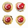 Made in Turkey Badges.