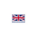 Made in United Kingdom logo or sticker vector graphics Royalty Free Stock Photo