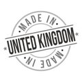Made In United Kingdom Stamp Logo Icon Symbol Design. Seal Badge National Product Vector. Royalty Free Stock Photo
