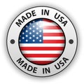 Made in USA 3D icon Royalty Free Stock Photo