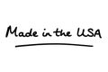 Made in the USA Royalty Free Stock Photo