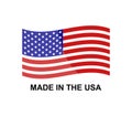 Made in the usa Royalty Free Stock Photo