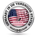 Made in USA, Premium quality - dutch language Royalty Free Stock Photo