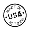 Made In Usa rubber stamp Royalty Free Stock Photo