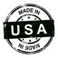 Made in USA Rubber Stamp Royalty Free Stock Photo