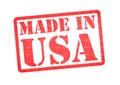 MADE IN USA Rubber Stamp Royalty Free Stock Photo