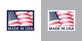 Made in USA United States of America Royalty Free Stock Photo