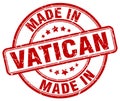 made in Vatican stamp Royalty Free Stock Photo