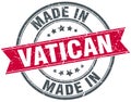 made in Vatican stamp Royalty Free Stock Photo