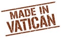 made in Vatican stamp Royalty Free Stock Photo