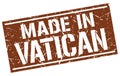 made in Vatican stamp