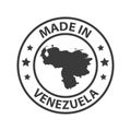 Made in Venezuela icon. Stamp sticker. Vector illustration